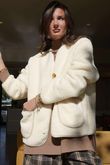 Highland Sherpa Jacket Ecru /7 =